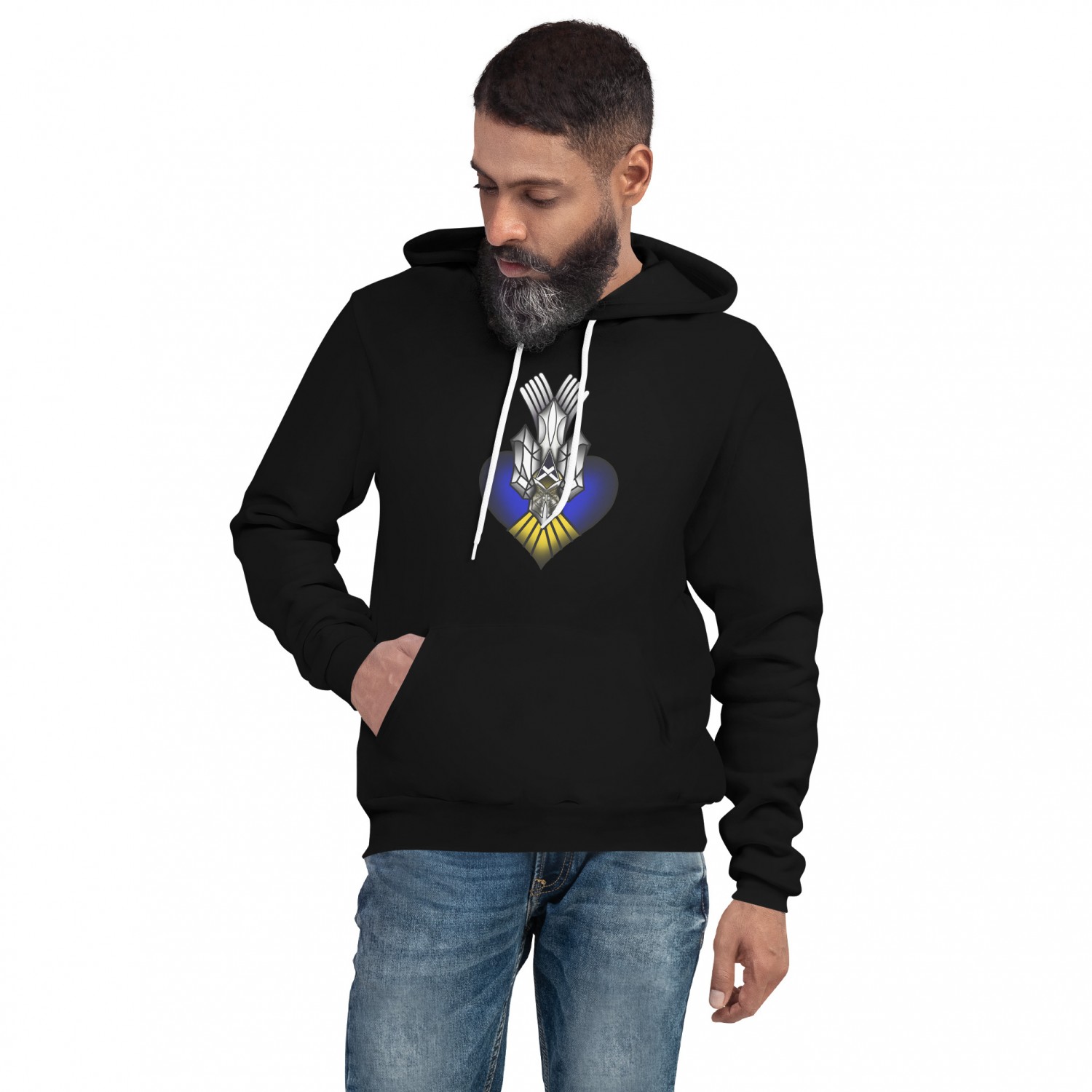 Buy a hoodie with a hood "Unbreakable"